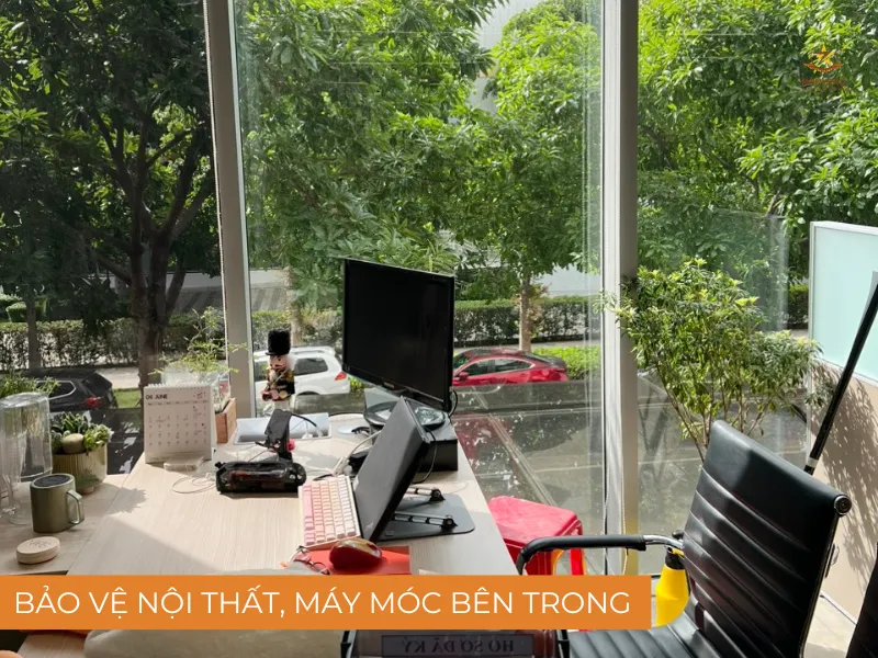 Bảng giá dán phim cách nhiệt tòa nhà mới nhất 2024 3 Phim cách nhiệt tòa nhà giúp bảo vệ nội thất
