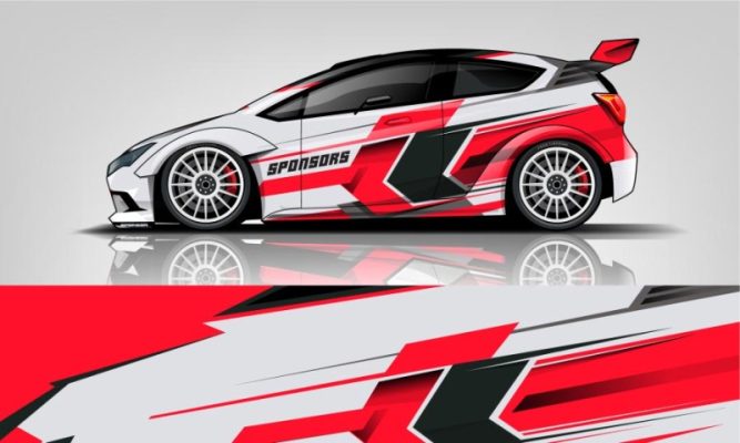Decal tem xe 