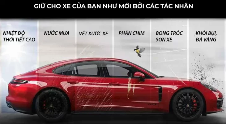 Ảnh: Dán phim PPF bảo vệ sơn - Giải pháp giữ gìn giá trị xe 