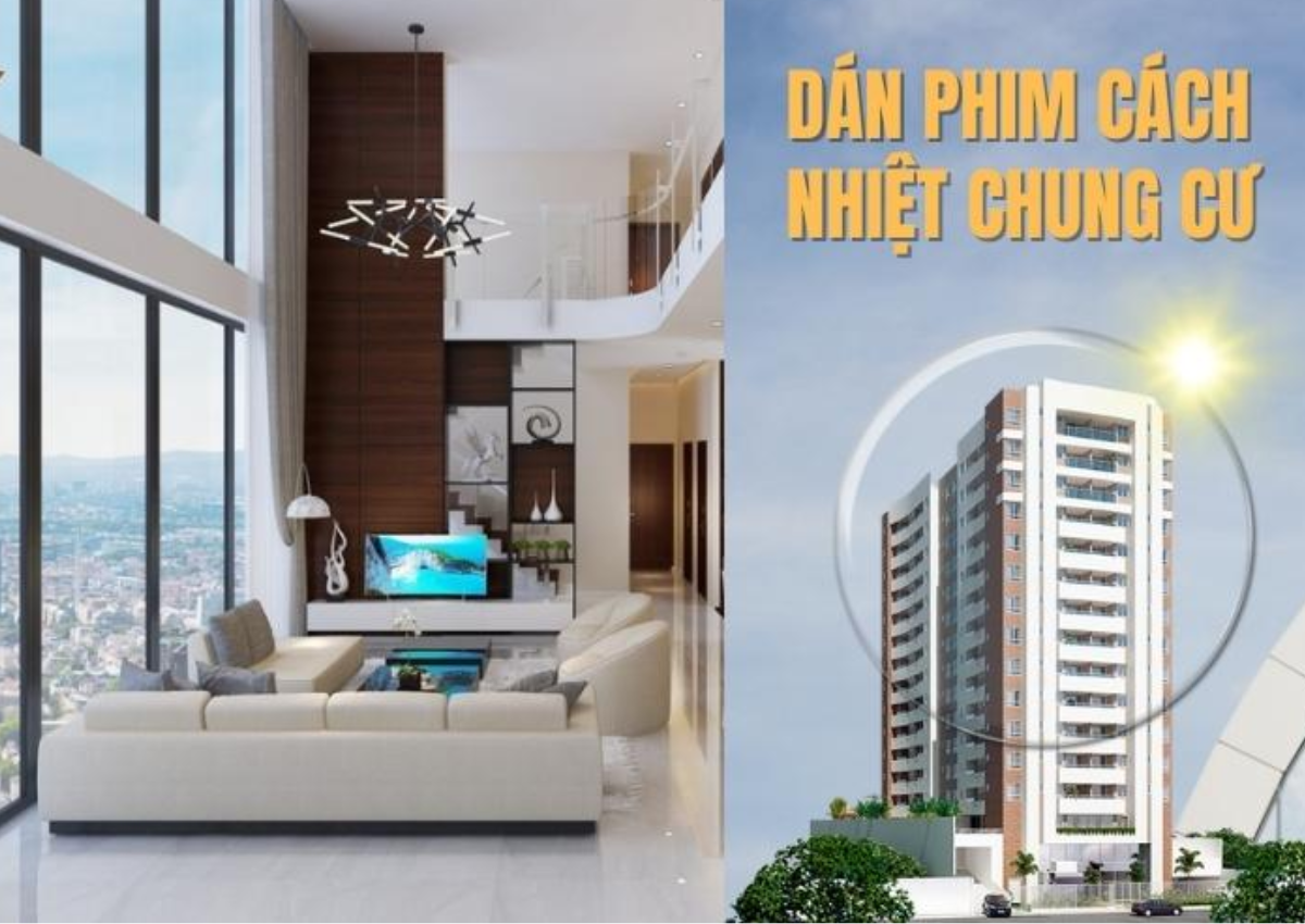 Ảnh: Dán phim cách nhiệt căn hộ chung cư có thực sự giảm nhiệt không?