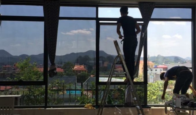 Ảnh: Phim cách nhiệt chống chói cho văn phòng