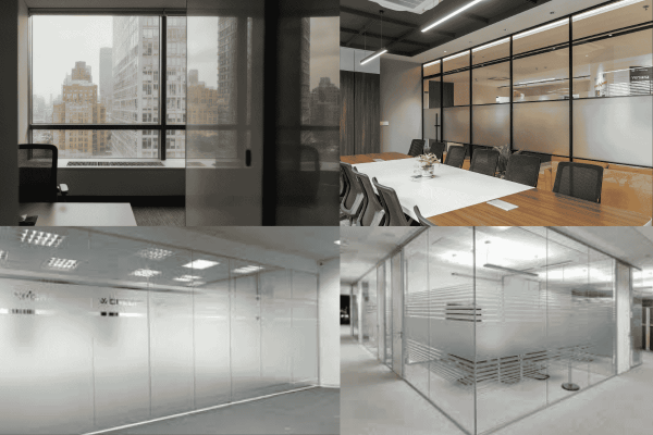 Các mẫu decal dán kính văn phòng