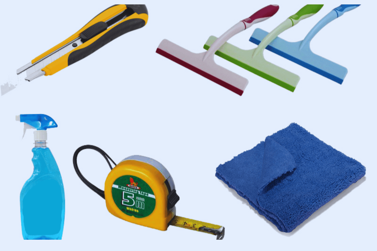 Cách dán decal không bị nhăn: 5 Bước đơn giản giúp bạn dán kính đẹp như thợ 1 Chuẩn bị dụng cụ trước khi thực hiện dán đề can