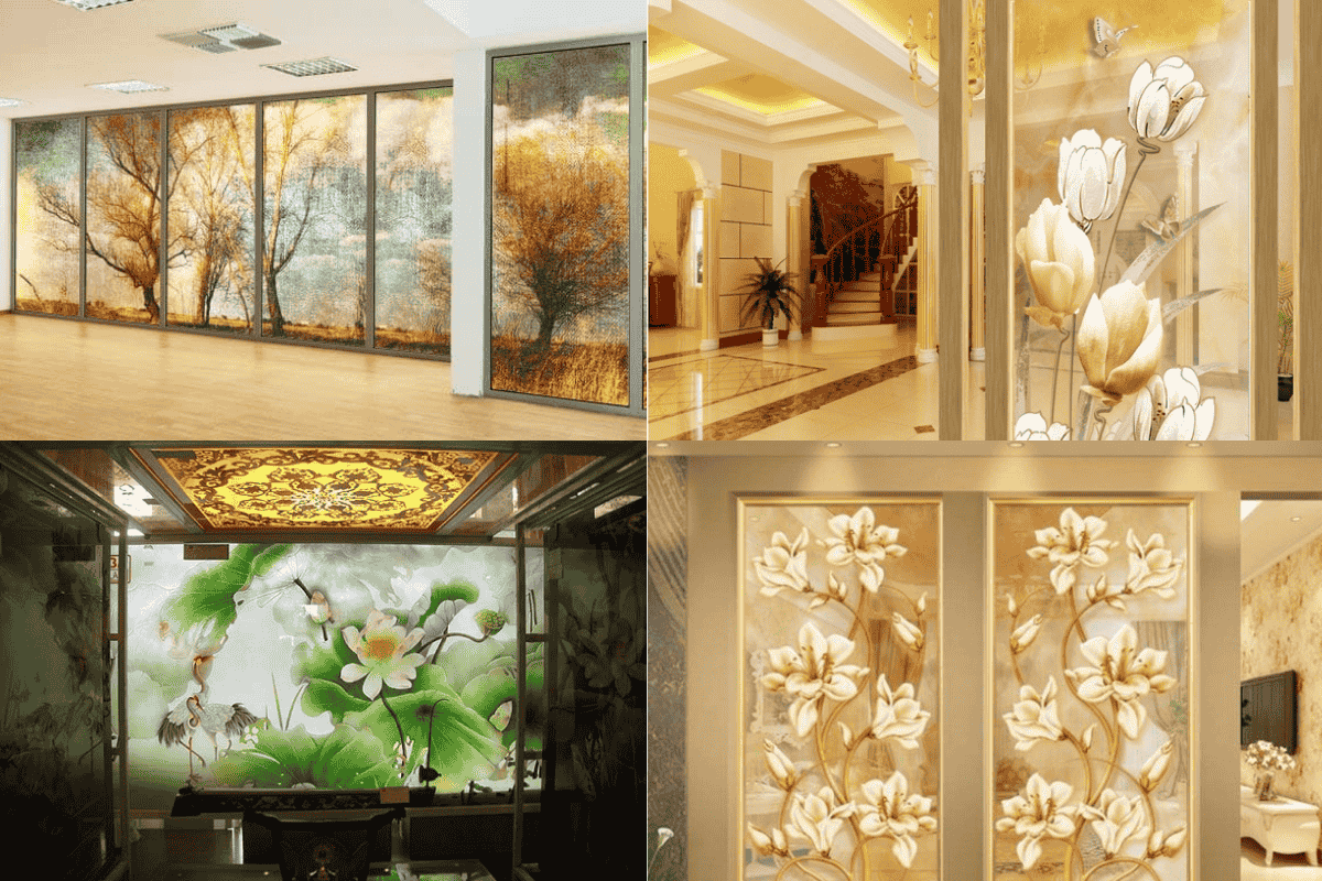 Decal dán kính 3D - Bí quyết biến ô cửa vô hồn thành tác phẩm nghệ thuật 2 Những dòng tranh dán kính phổ biến