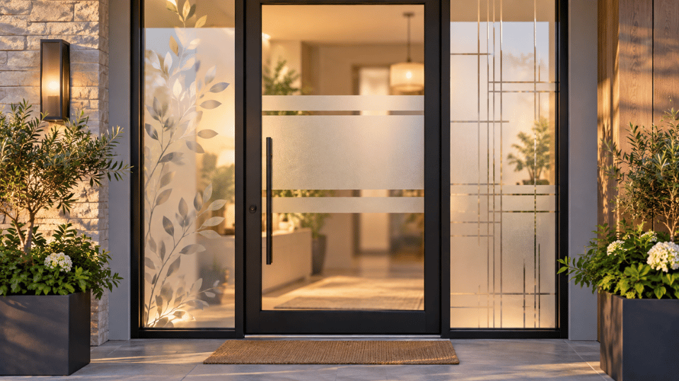 Decal dán kính cửa ra vào nên chọn loại nào để đẹp và riêng tư